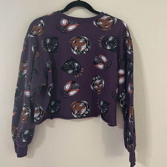 Disney Parks Marvel Women's Purple Sweater - Picture 5 of 6